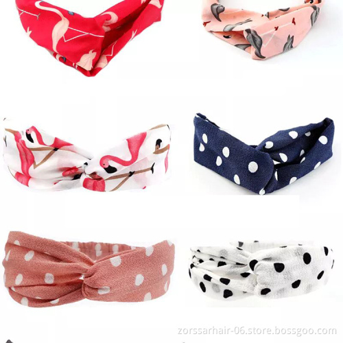 Fashion Letter Designer Luxury Elastic Yoga Hair Bands Wrap Elastic Turban Headband Nine Color